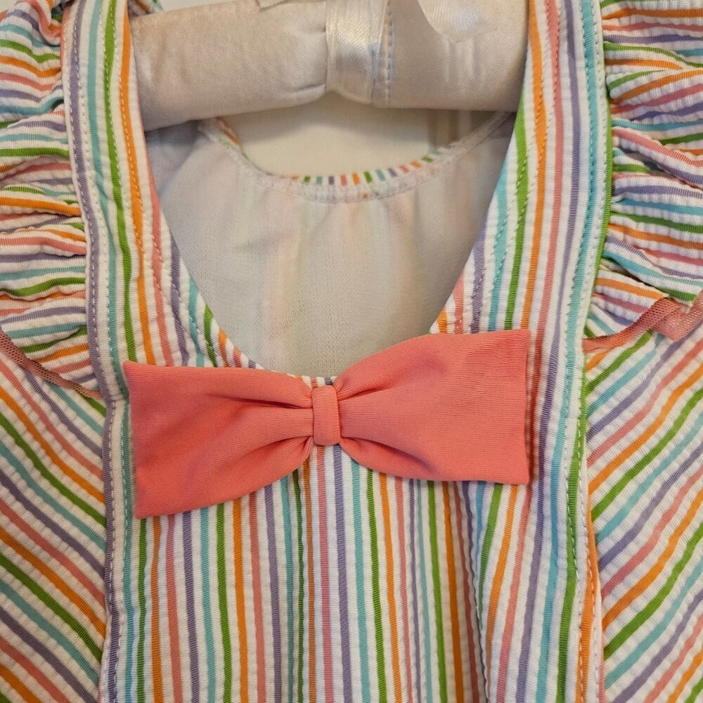 Sale 🎉🥳 4/$25 or $10Ruffle Butts Size 3-6M Swimsuit Rainbow - Picture 3 of 6
